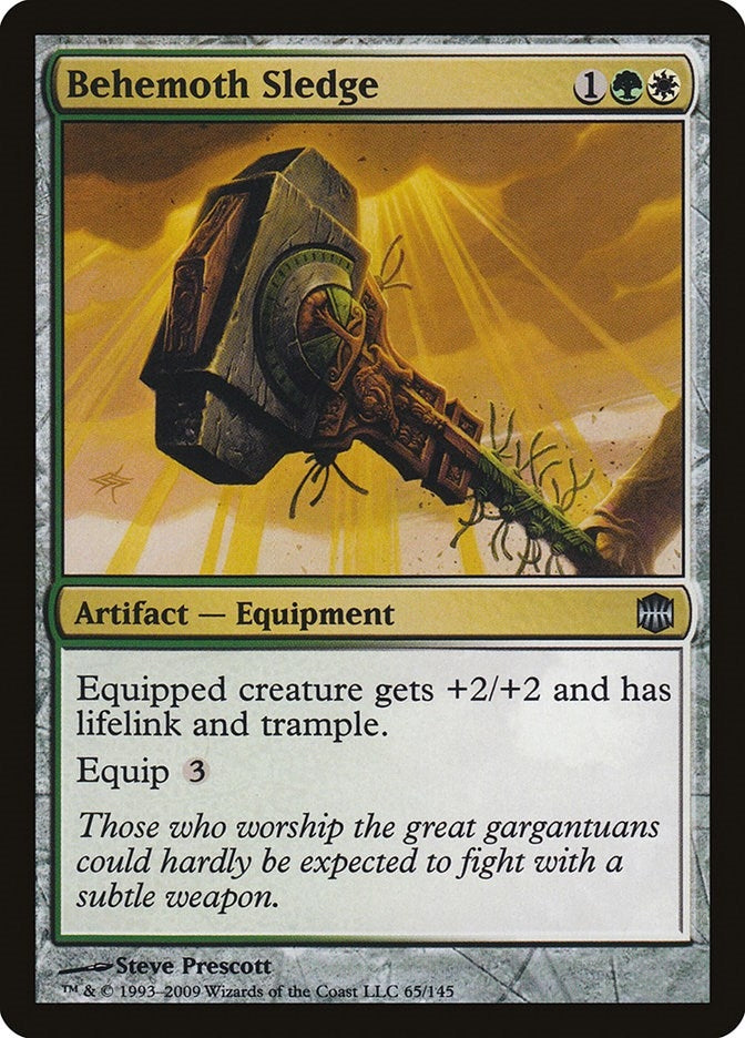 Image for Behemoth Sledge (Alara Reborn) (65) - Magic: The Gathering