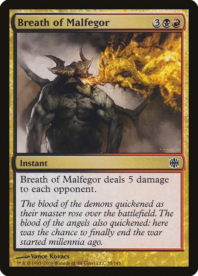Image for Breath of Malfegor (Alara Reborn) (35) - Magic: The Gathering