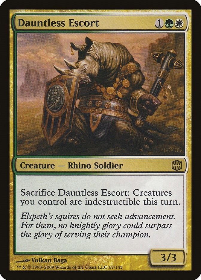 Image for Dauntless Escort (Alara Reborn) (67) - Magic: The Gathering