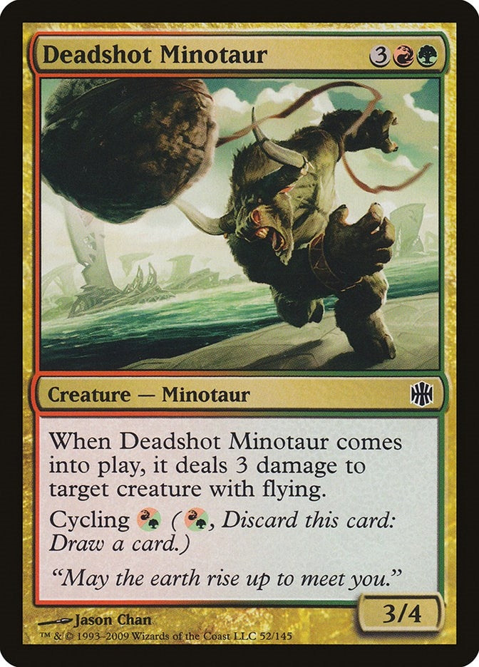 Image for Deadshot Minotaur (Alara Reborn) (52) - Magic: The Gathering