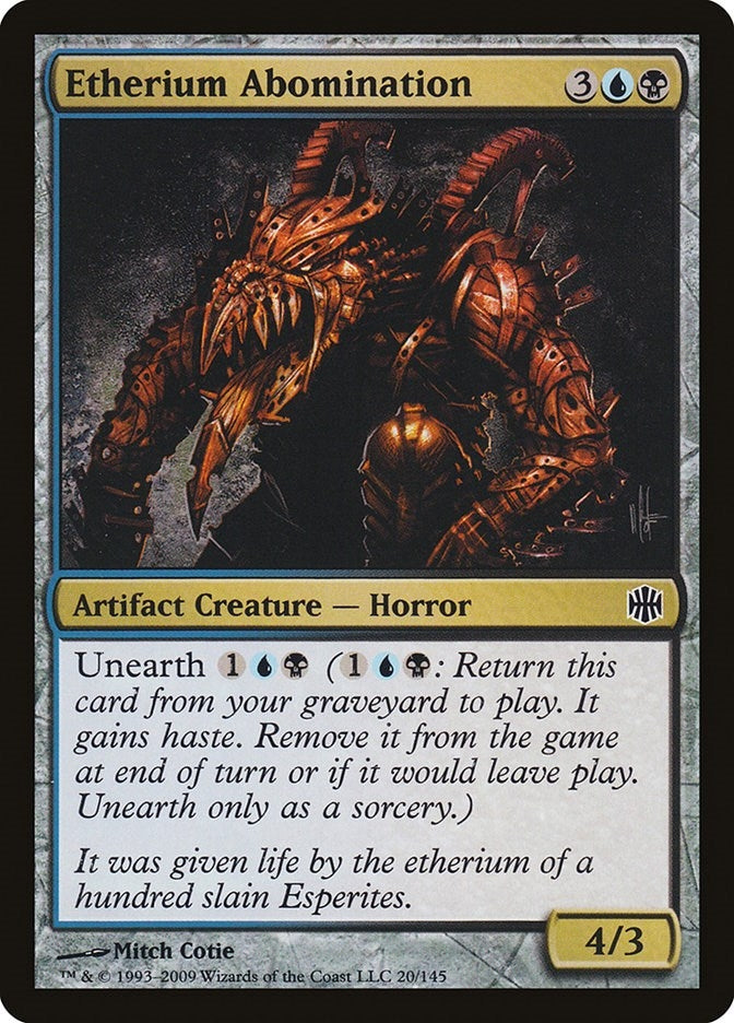 Image for Etherium Abomination (Alara Reborn) (20) - Magic: The Gathering