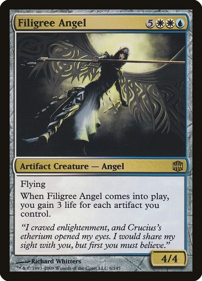 Image for Filigree Angel (Alara Reborn) (6) - Magic: The Gathering
