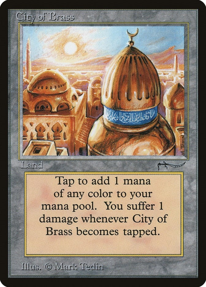 Image for City of Brass (Arabian Nights) - Magic: The Gathering