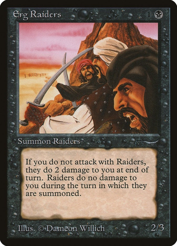 Image for Erg Raiders (Arabian Nights) - Magic: The Gathering