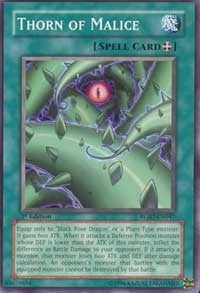 Image for Thorn of Malice (Raging Battle) (RGBT-EN047) - YuGiOh