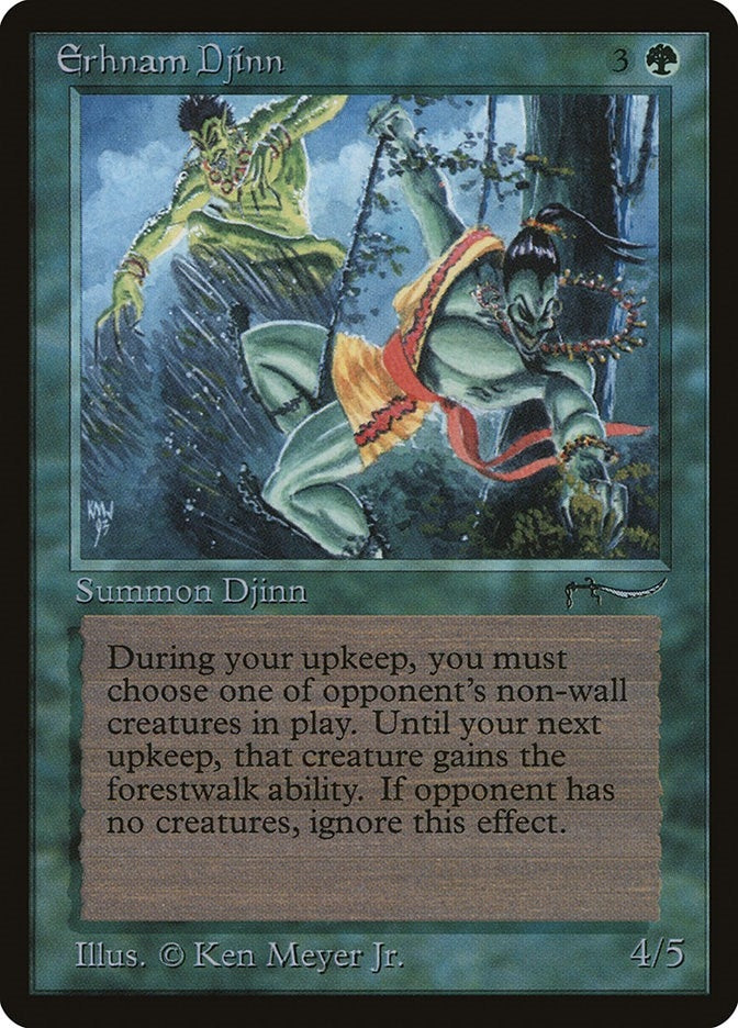 Image for Erhnam Djinn (Arabian Nights) - Magic: The Gathering