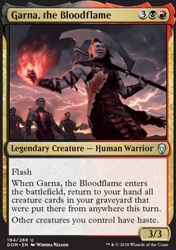 Garna, the Bloodflame - Dominaria (Uncommon) [DOM-194]