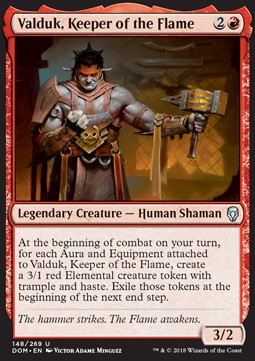 Valduk, Keeper of the Flame - Dominaria (Uncommon) [DOM-148]