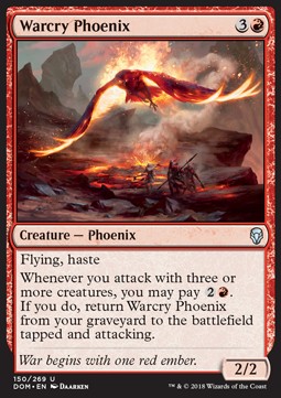 Warcry Phoenix - Dominaria (Uncommon) [DOM-150]