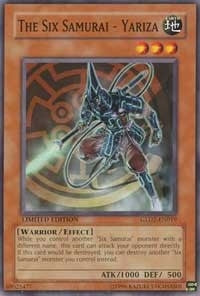Image for The Six Samurai - Yariza (Gold Series 2009) (GLD2-EN019) - YuGiOh