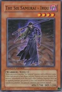 Image for The Six Samurai - Irou (Gold Series 2009) (GLD2-EN022) - YuGiOh