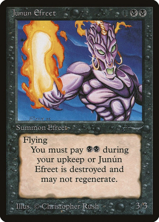 Image for Junun Efreet (Arabian Nights) - Magic: The Gathering