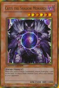 Image for Caius the Shadow Monarch (Gold Series 2009) (GLD2-EN033) - YuGiOh