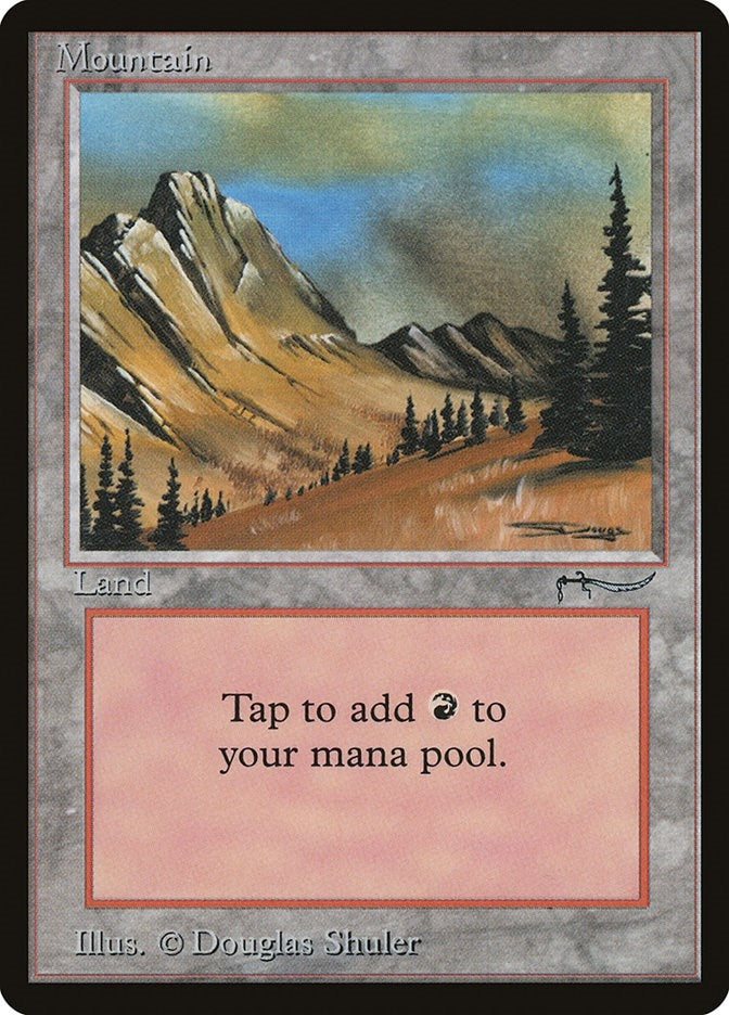 Image for Mountain (Arabian Nights) (Arabian Nights) - Magic: The Gathering