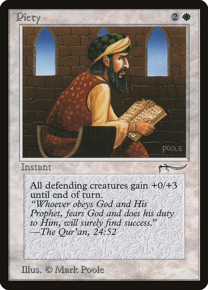 Image for Piety (Arabian Nights) - Magic: The Gathering