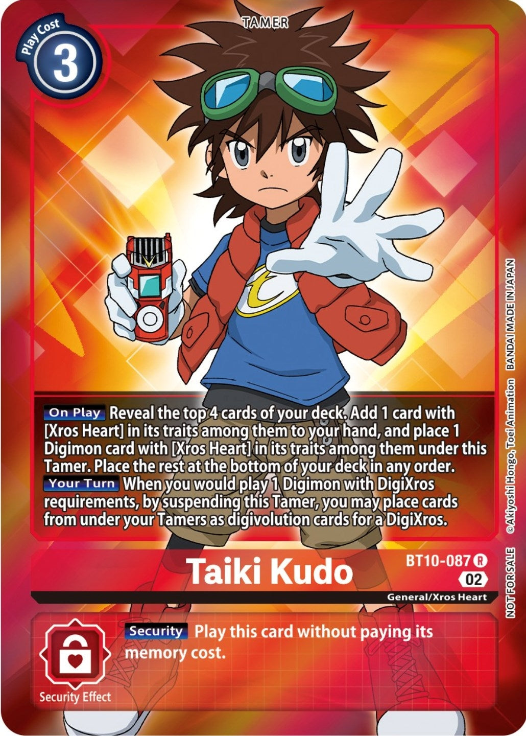 Image for Taiki Kudo (Box Topper) (BT10) (10087)