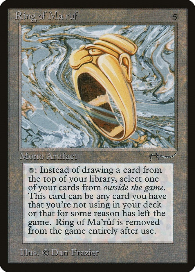 Image for Ring of Ma'ruf (Arabian Nights) - Magic: The Gathering
