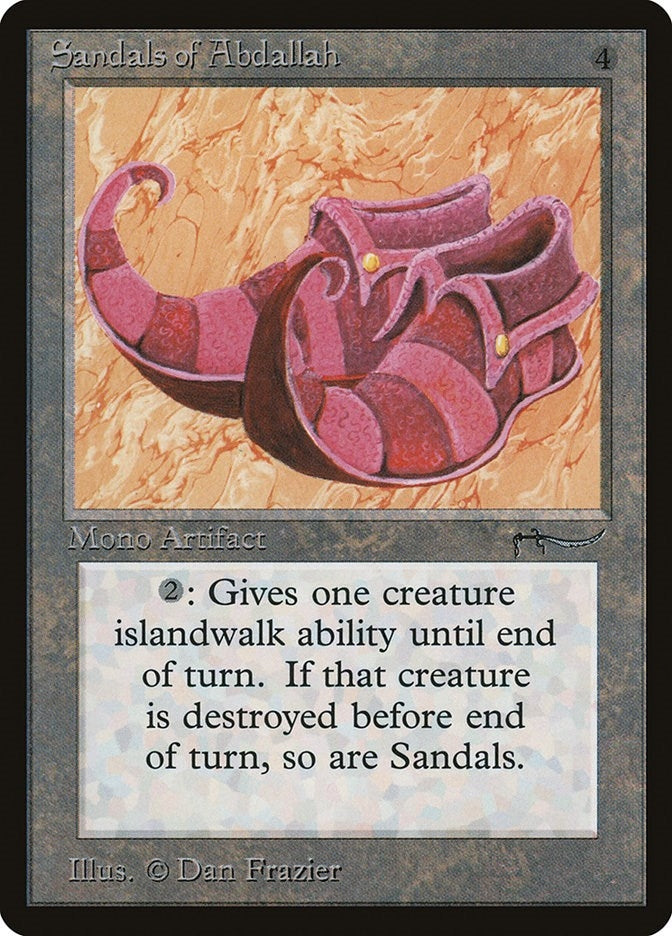 Image for Sandals of Abdallah (Arabian Nights) - Magic: The Gathering