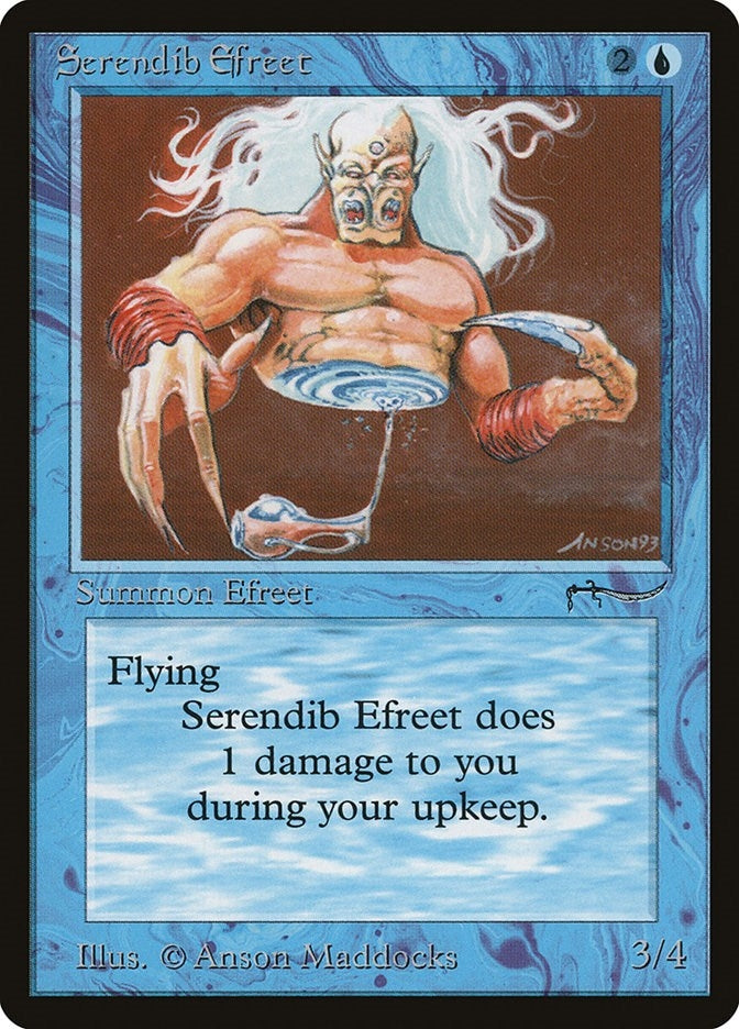 Image for Serendib Efreet (Arabian Nights) - Magic: The Gathering