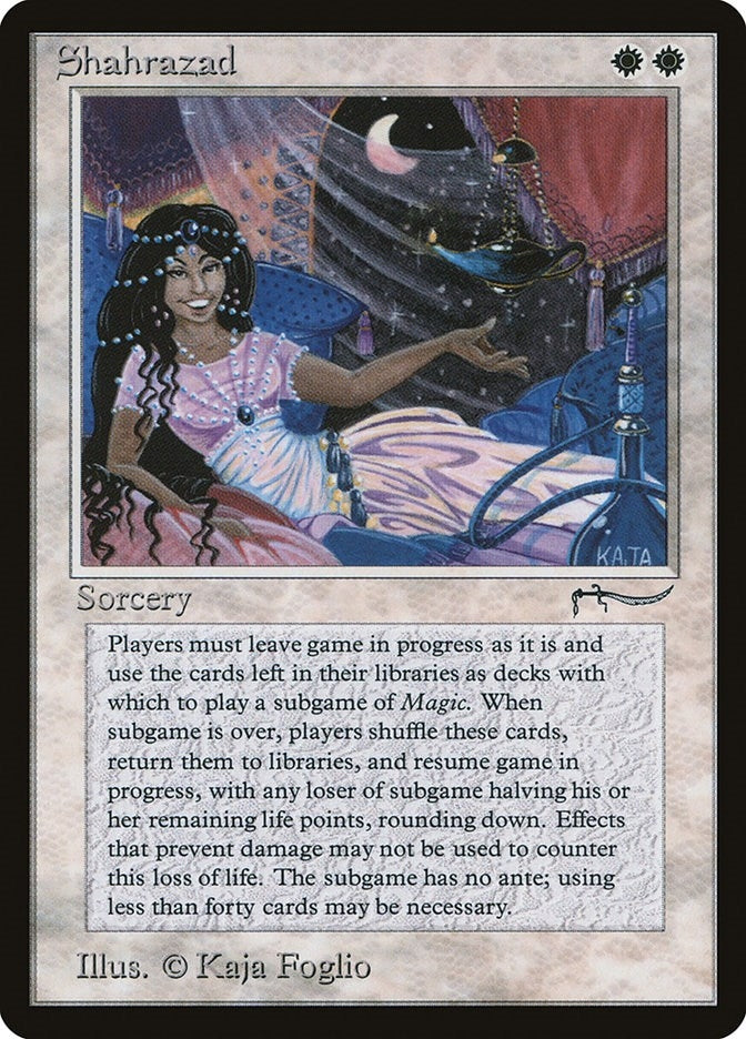 Image for Shahrazad (Arabian Nights) - Magic: The Gathering