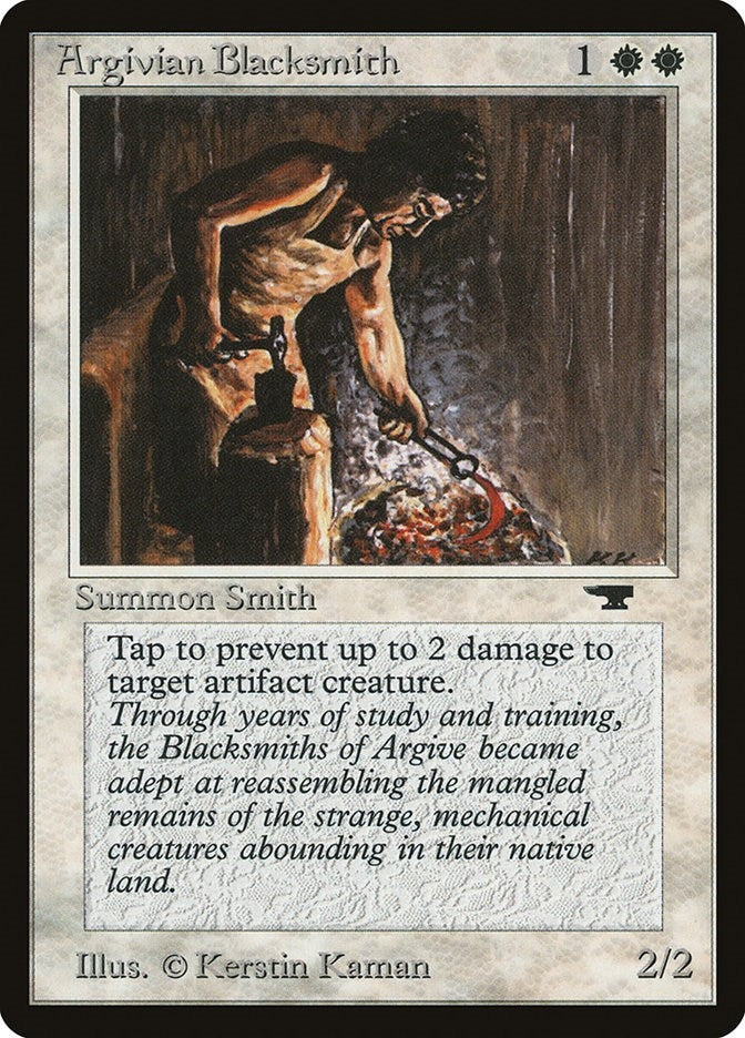 Image for Argivian Blacksmith (Antiquities) - Magic: The Gathering