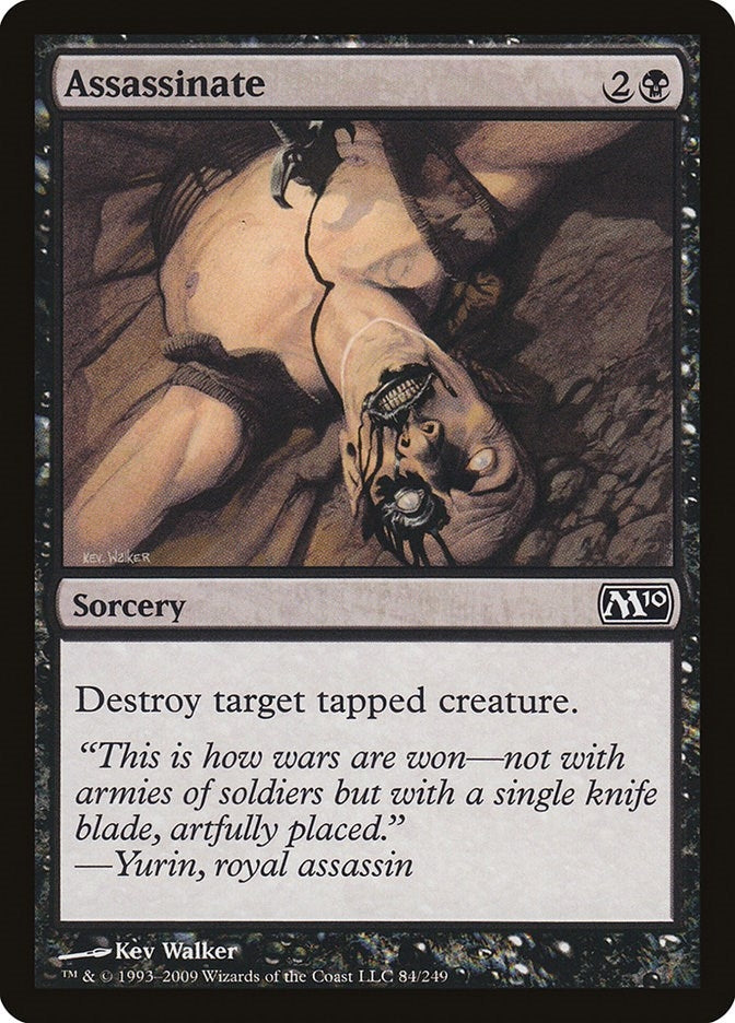 Image for Assassinate (Magic 2010 (M10)) (84) - Magic: The Gathering