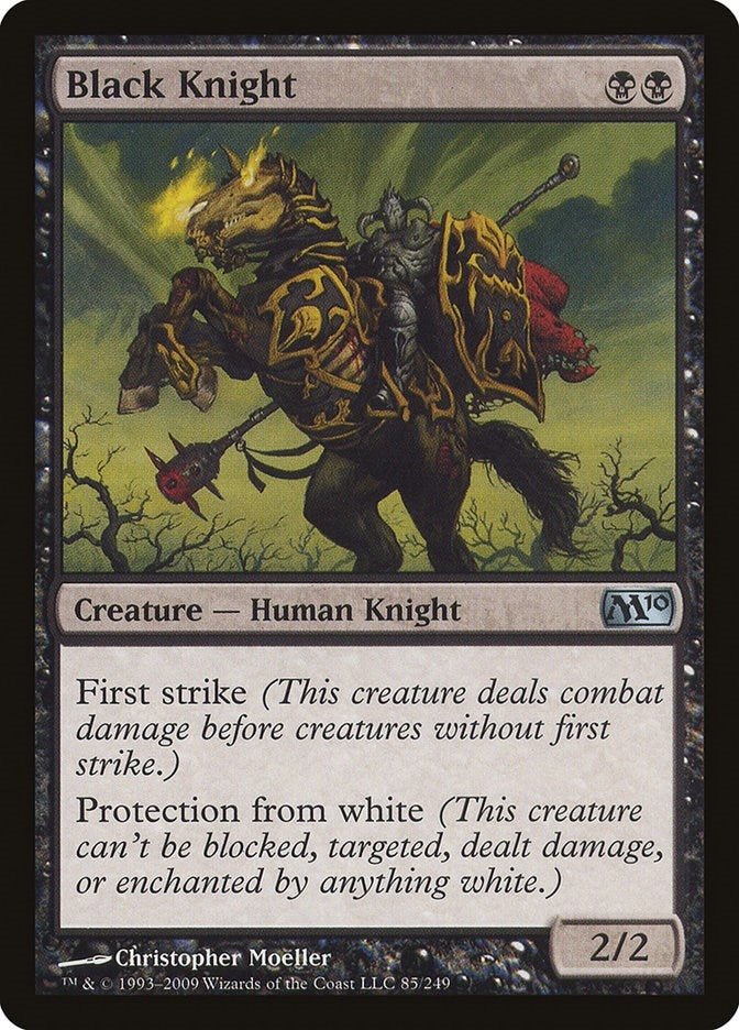 Image for Black Knight (Magic 2010 (M10)) (85) - Magic: The Gathering