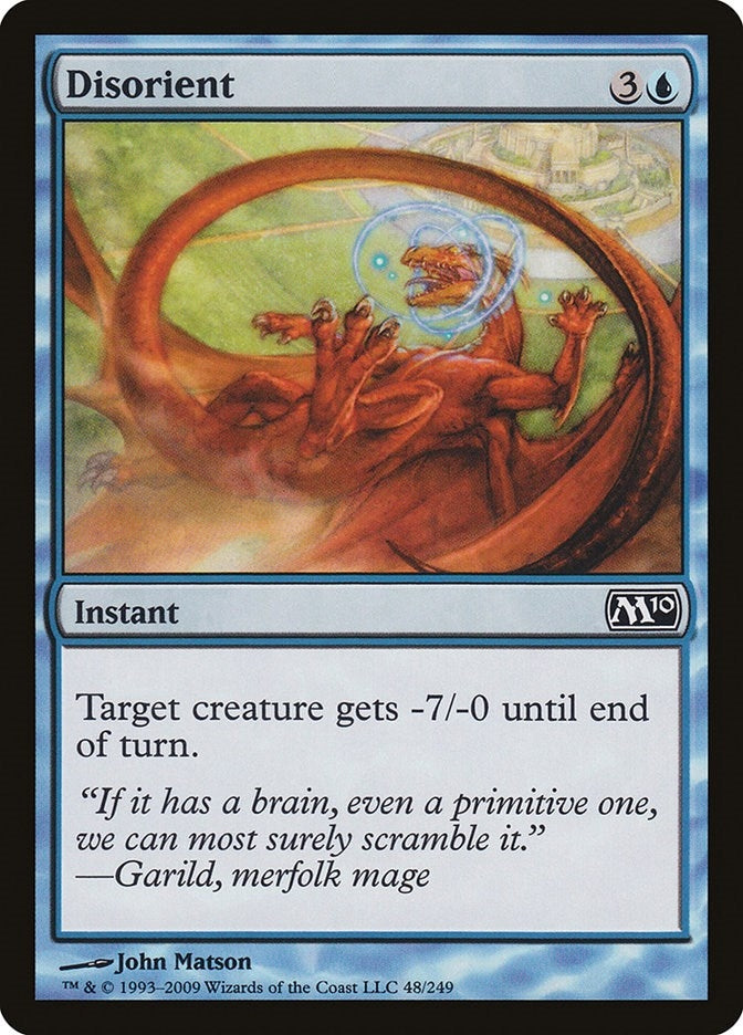 Image for Disorient (Magic 2010 (M10)) (48) - Magic: The Gathering