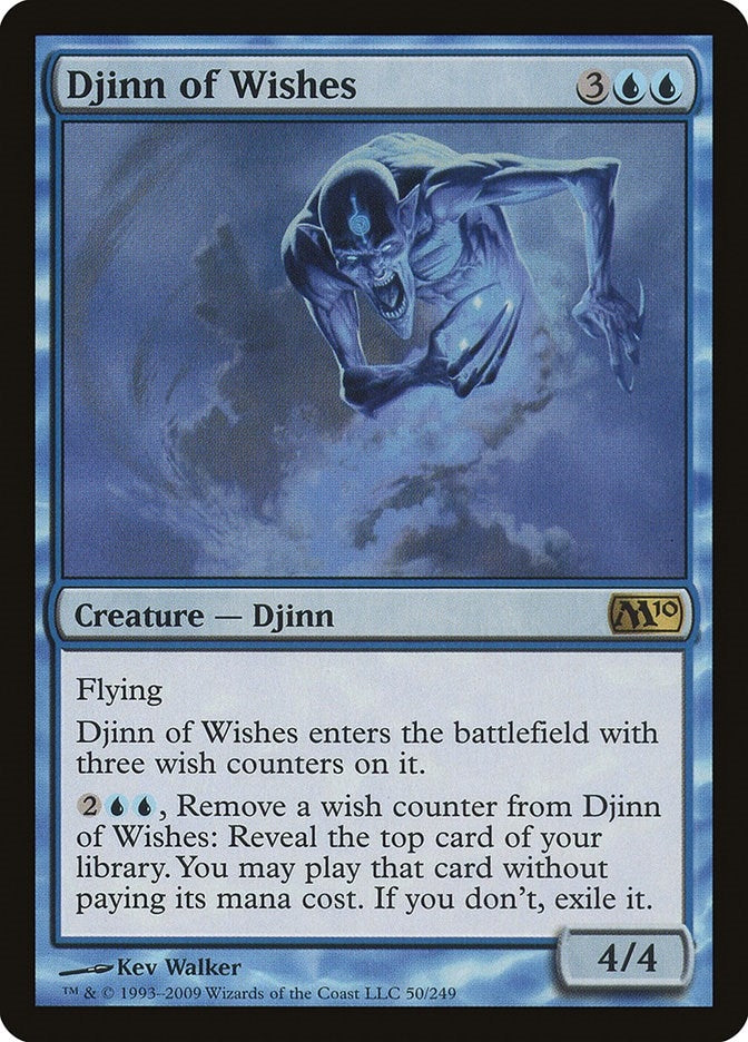 Image for Djinn of Wishes (Magic 2010 (M10)) (50) - Magic: The Gathering