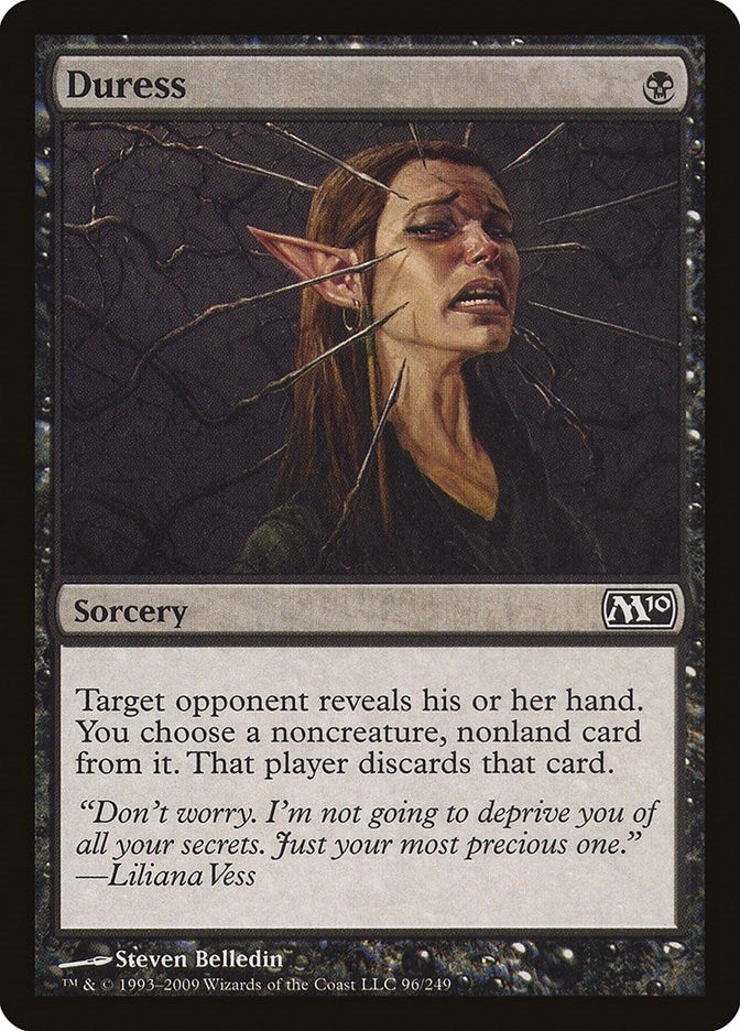Image for Duress (Magic 2010 (M10)) (96) - Magic: The Gathering