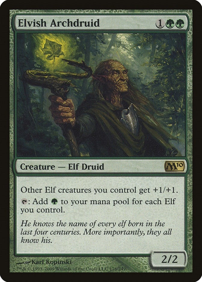 Image for Elvish Archdruid (Magic 2010 (M10)) (176) - Magic: The Gathering