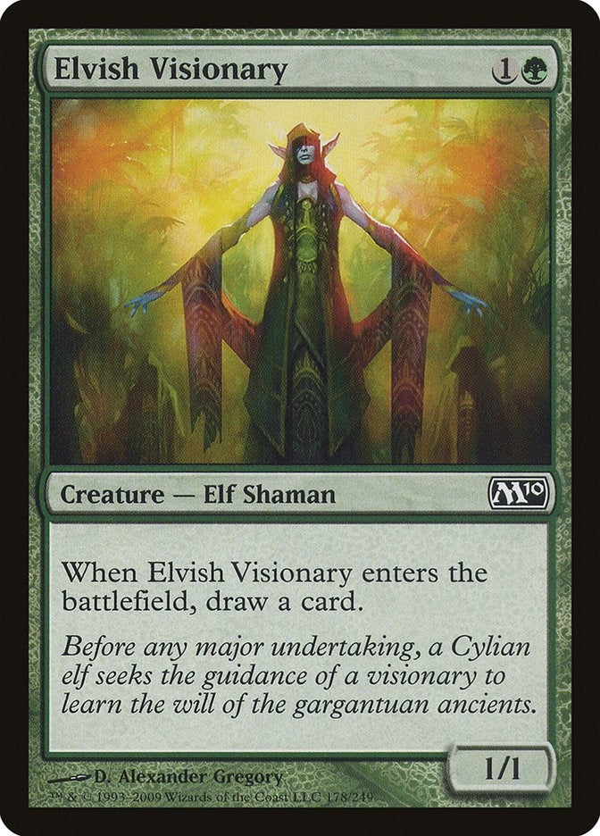 Image for Elvish Visionary (Magic 2010 (M10)) (178) - Magic: The Gathering
