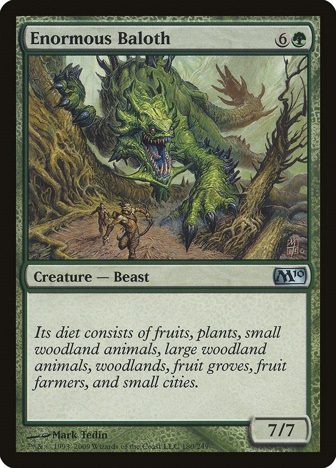 Image for Enormous Baloth (Magic 2010 (M10)) (180) - Magic: The Gathering