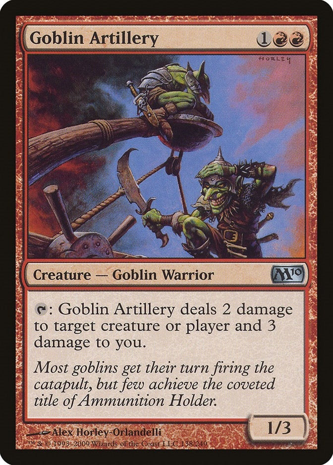 Image for Goblin Artillery (Magic 2010 (M10)) (138) - Magic: The Gathering