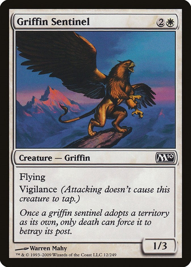 Image for Griffin Sentinel (Magic 2010 (M10)) (12) - Magic: The Gathering