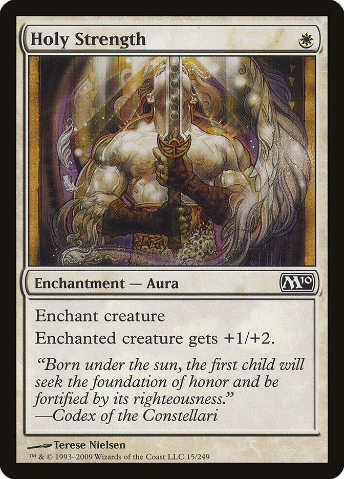 Image for Holy Strength (Magic 2010 (M10)) (15) - Magic: The Gathering
