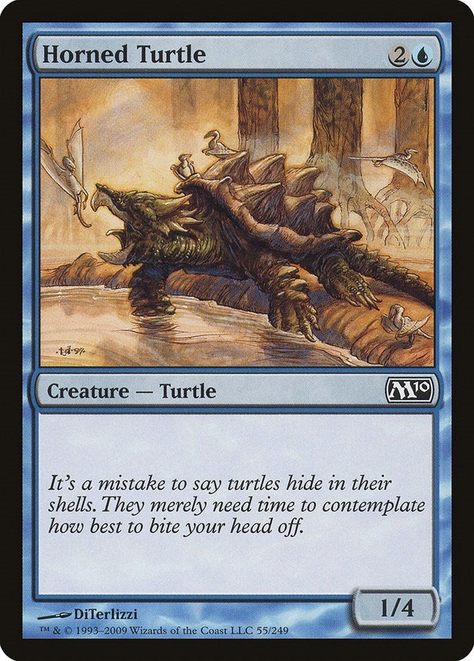 Image for Horned Turtle (Magic 2010 (M10)) (55) - Magic: The Gathering