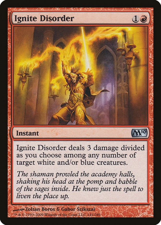 Image for Ignite Disorder (Magic 2010 (M10)) (141) - Magic: The Gathering