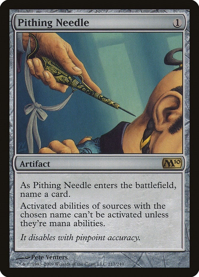 Image for Pithing Needle (Magic 2010 (M10)) (217) - Magic: The Gathering