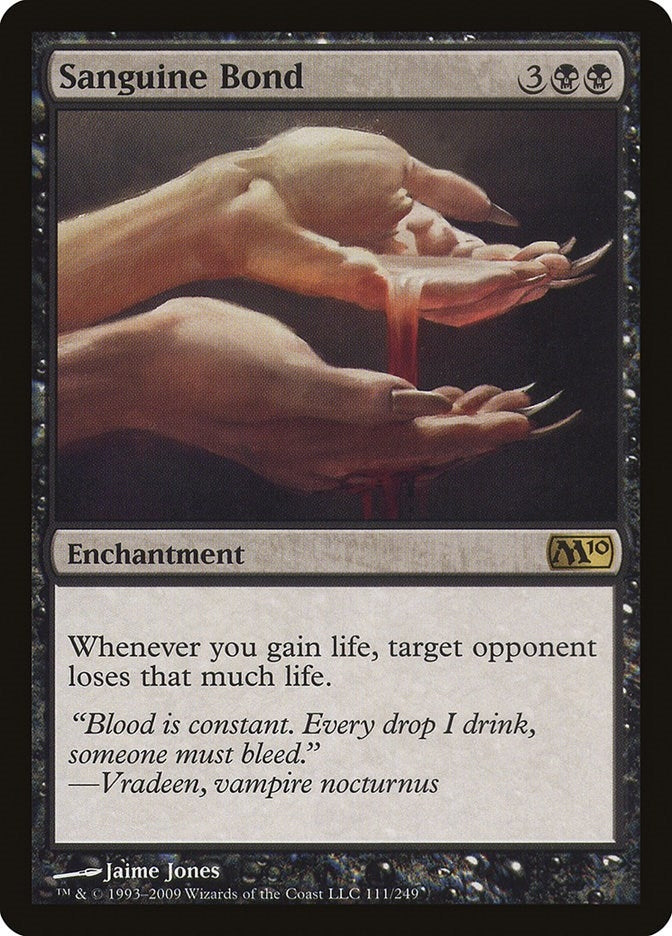 Image for Sanguine Bond (Magic 2010 (M10)) (111) - Magic: The Gathering