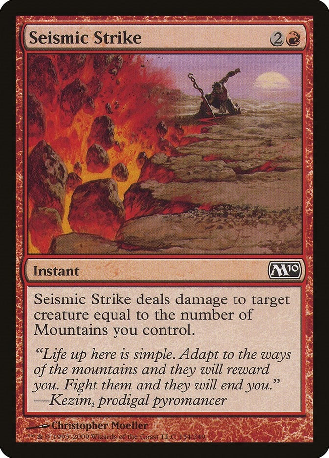 Image for Seismic Strike (Magic 2010 (M10)) (154) - Magic: The Gathering