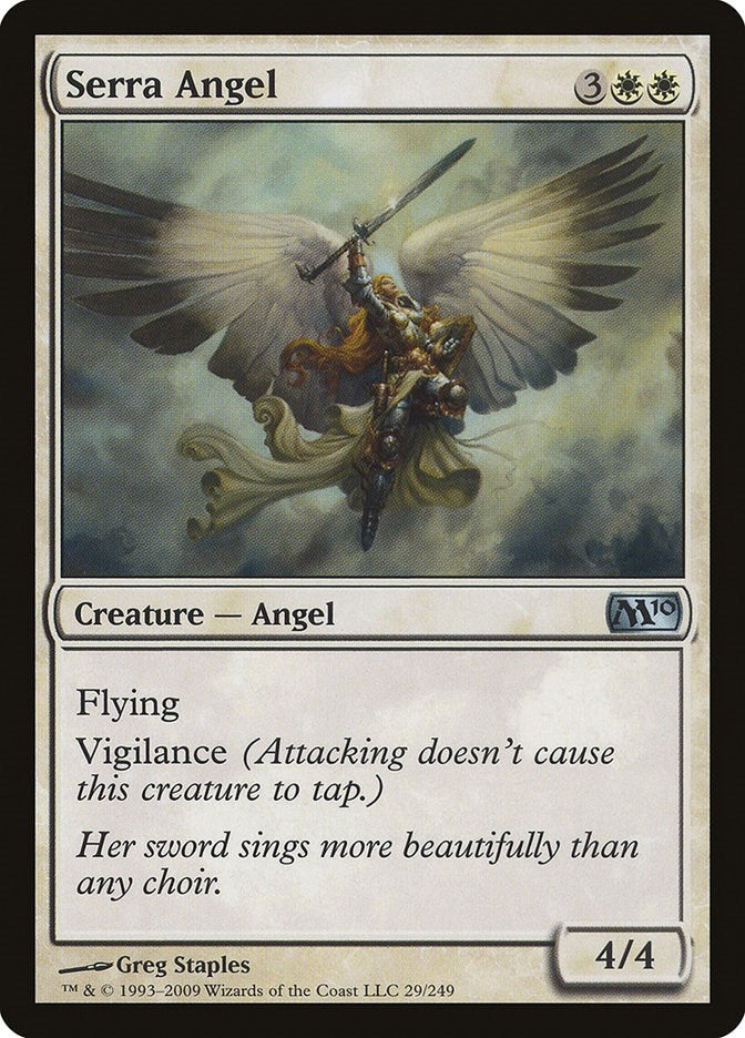 Image for Serra Angel (Magic 2010 (M10)) (29) - Magic: The Gathering