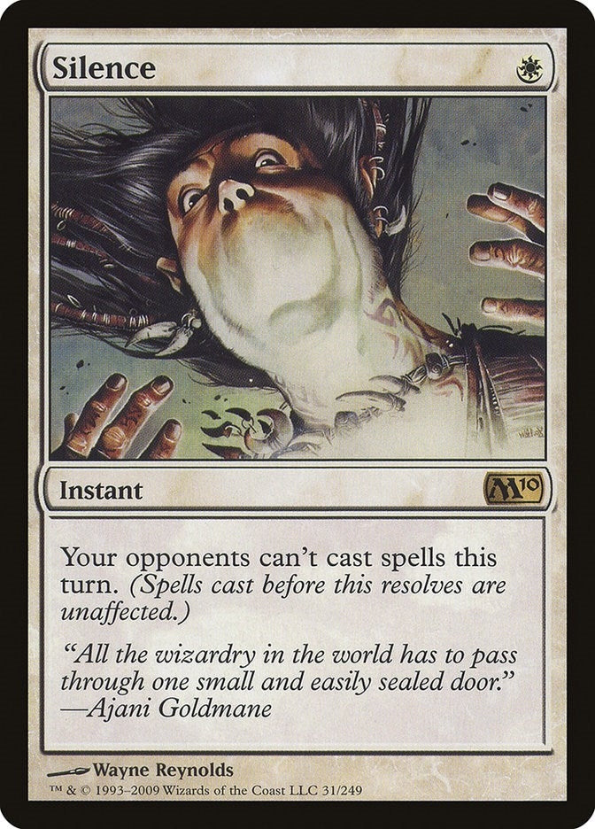 Image for Silence (Magic 2010 (M10)) (31) - Magic: The Gathering