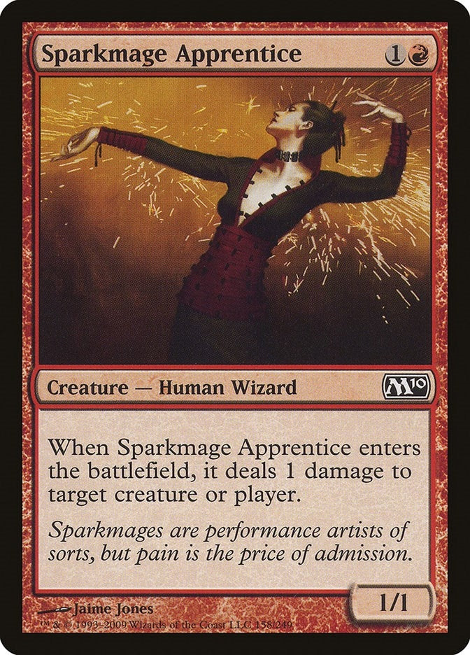Image for Sparkmage Apprentice (Magic 2010 (M10)) (158) - Magic: The Gathering