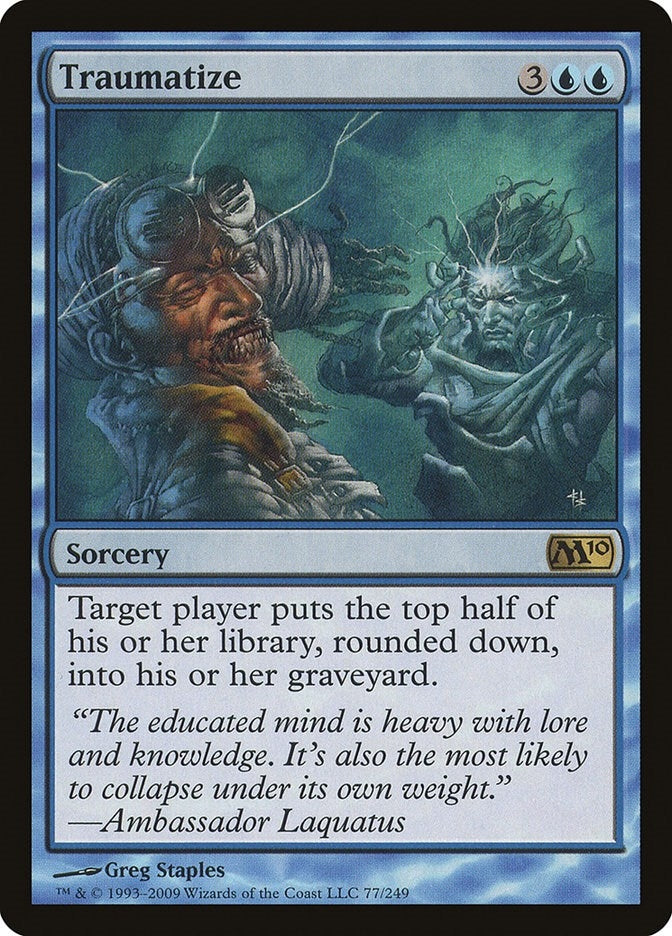 Image for Traumatize (Magic 2010 (M10)) (77) - Magic: The Gathering