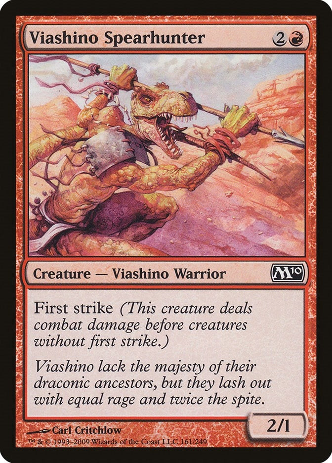 Image for Viashino Spearhunter (Magic 2010 (M10)) (161) - Magic: The Gathering