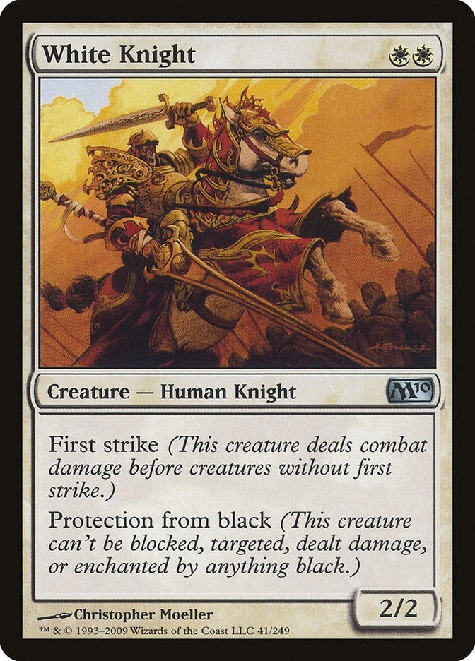 Image for White Knight (Magic 2010 (M10)) (41) - Magic: The Gathering