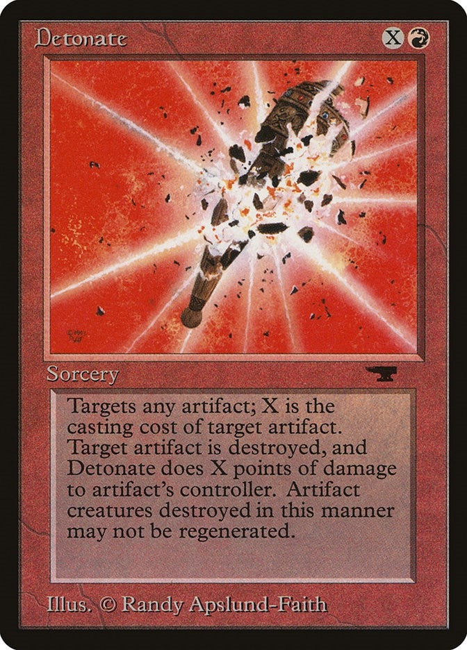 Image for Detonate (Antiquities) - Magic: The Gathering