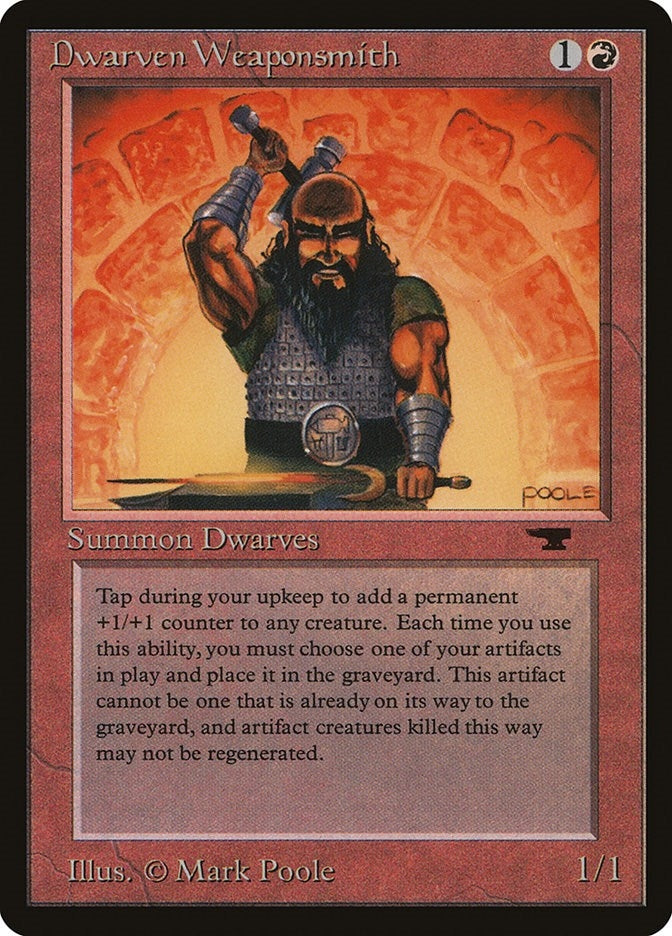 Image for Dwarven Weaponsmith (Antiquities) - Magic: The Gathering