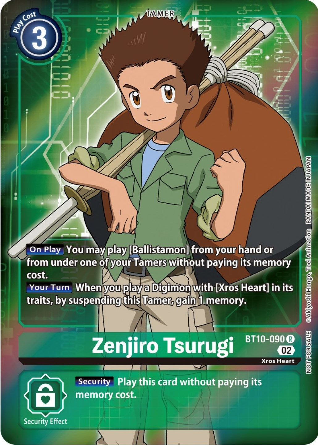 Image for Zenjiro Tsurugi (Box Topper) (BT10) (10090)